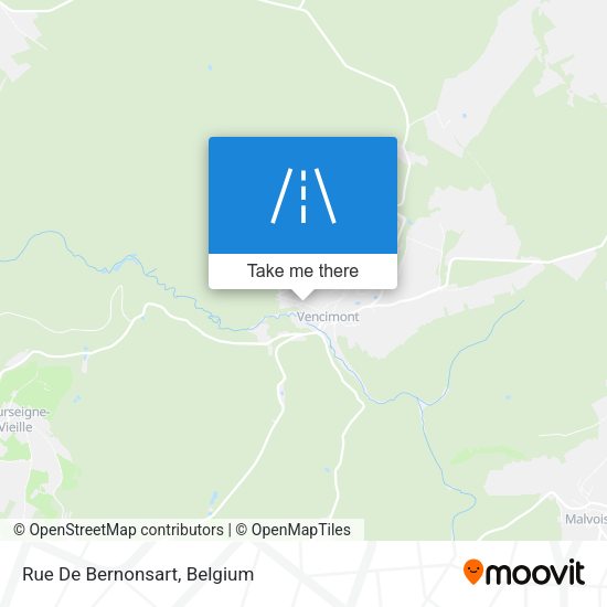 Rue De Bernonsart plan