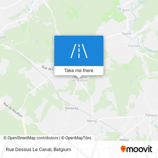 Rue Dessus Le Canal plan