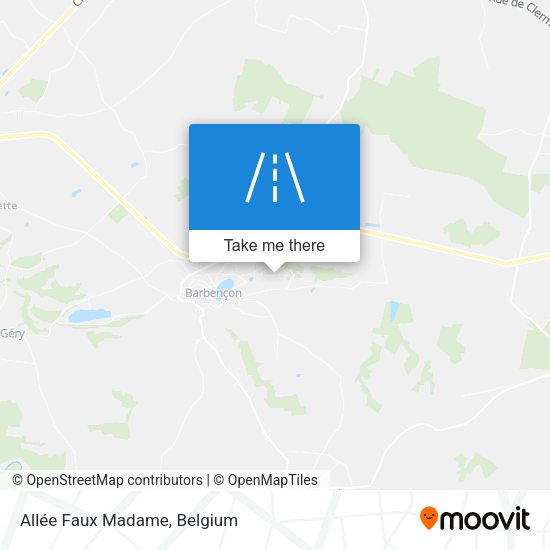 Allée Faux Madame plan