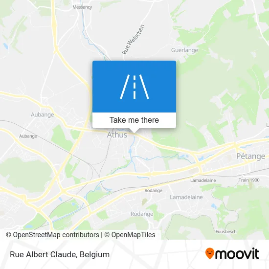 Albert Claude Street map