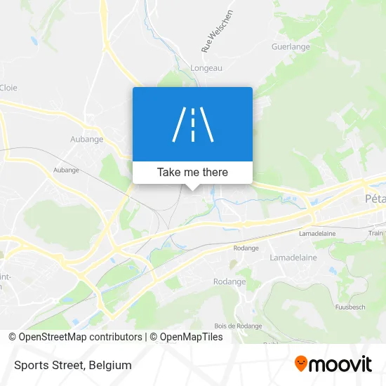 Sports Street map