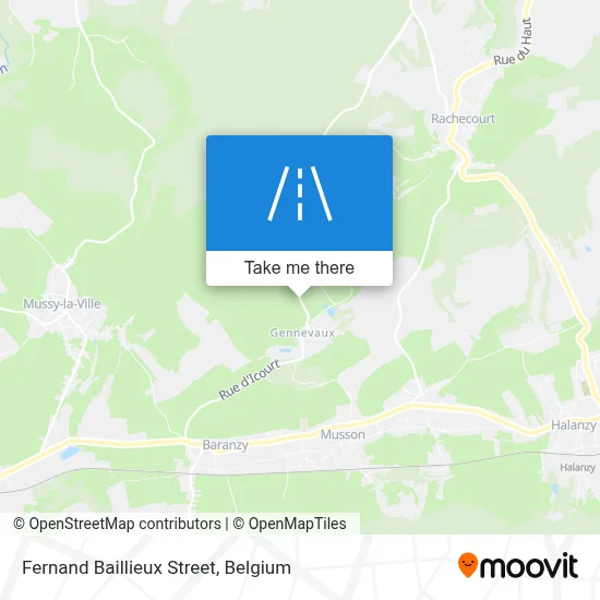 Fernand Baillieux Street map