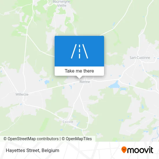 Hayettes Street map