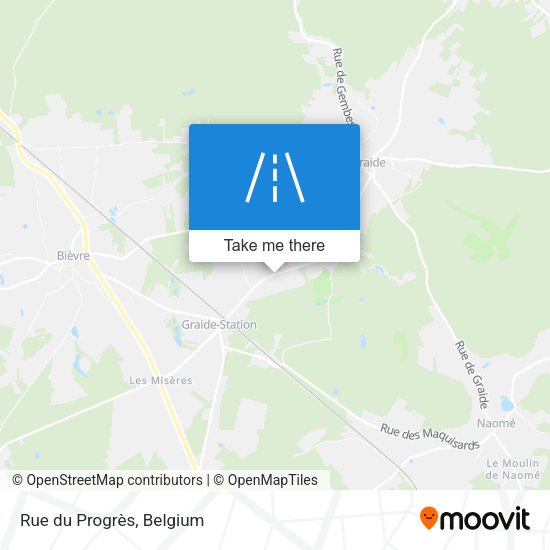 Rue du Progrès plan