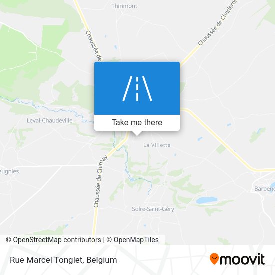 Rue Marcel Tonglet plan