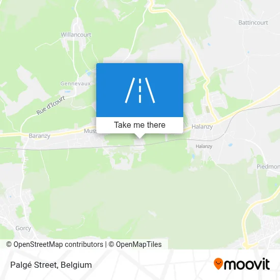 Palgé Street map