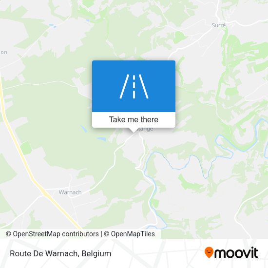 Route De Warnach plan