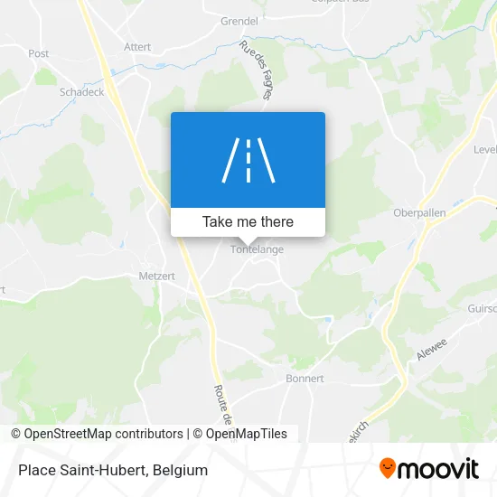 Place Saint-Hubert map