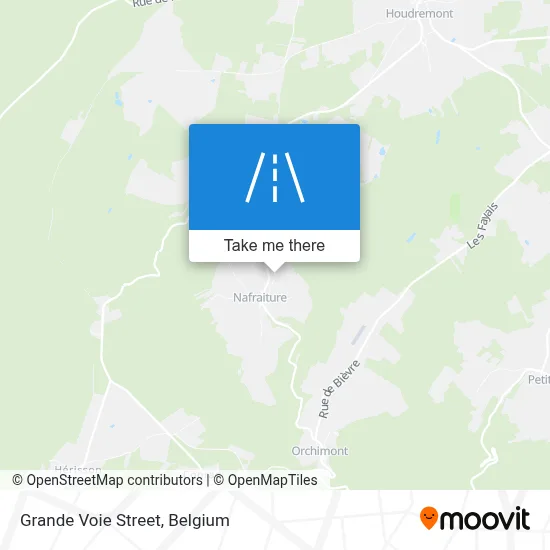 Grande Voie Street map