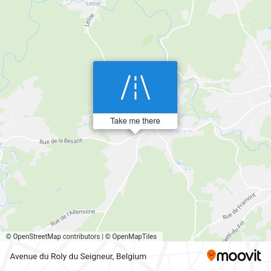 Avenue du Roly du Seigneur plan