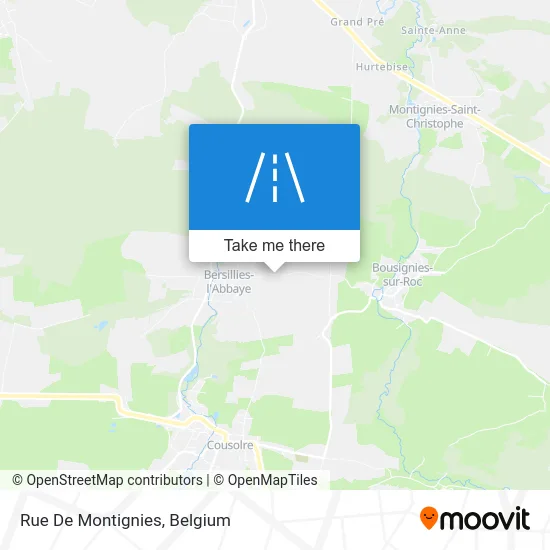 Montignies Street map