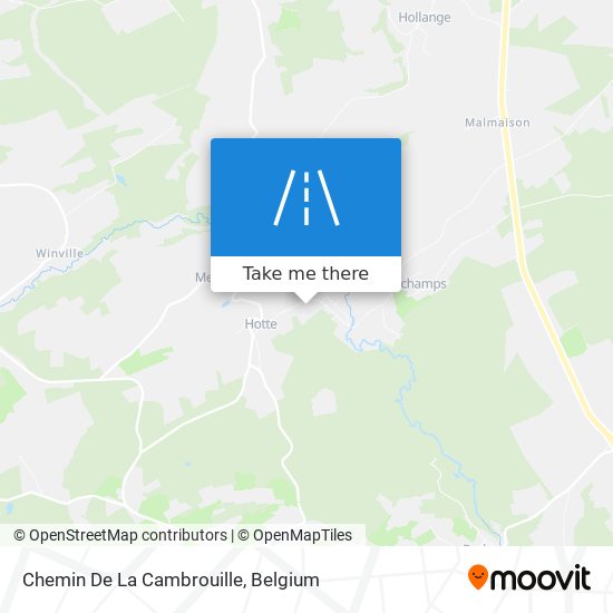 Chemin De La Cambrouille plan