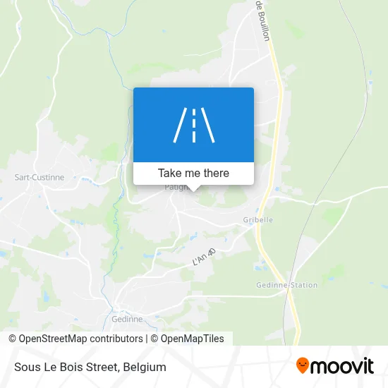 Sous Le Bois Street map