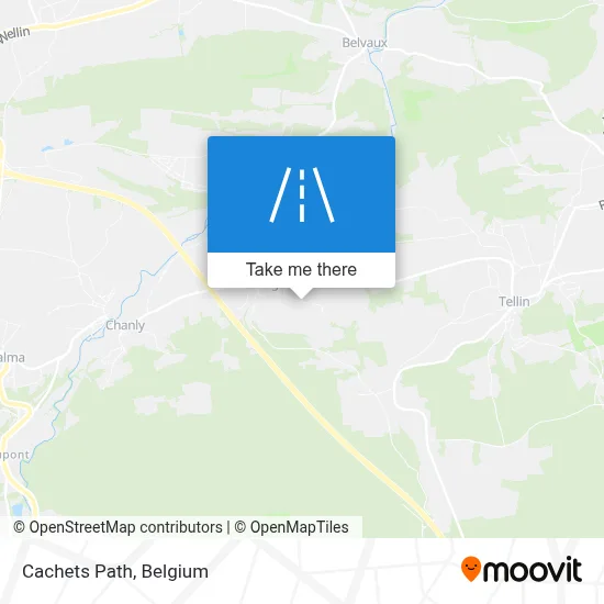Cachets Path map