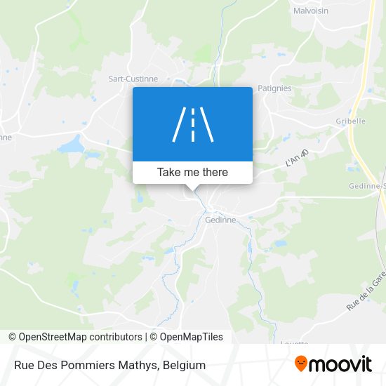 Rue Des Pommiers Mathys map