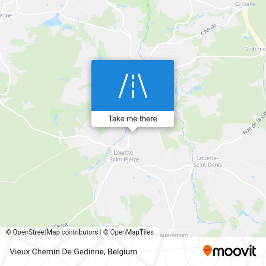 Vieux Chemin De Gedinne map