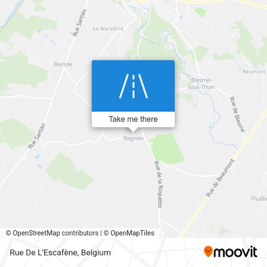 Rue De L'Escafène plan