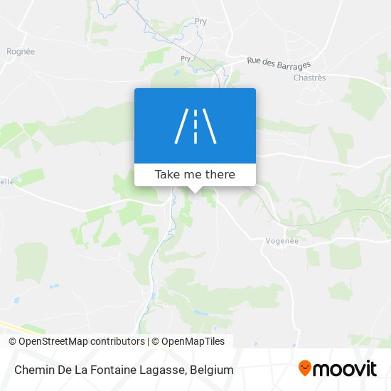 Chemin De La Fontaine Lagasse map