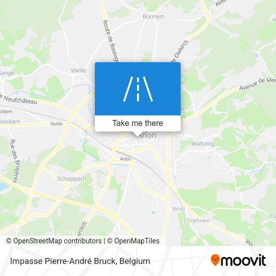 Impasse Pierre-André Bruck map