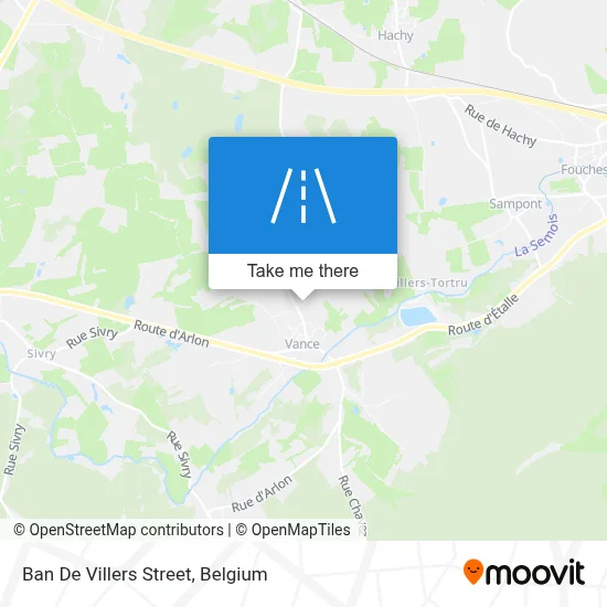 Ban De Villers Street map