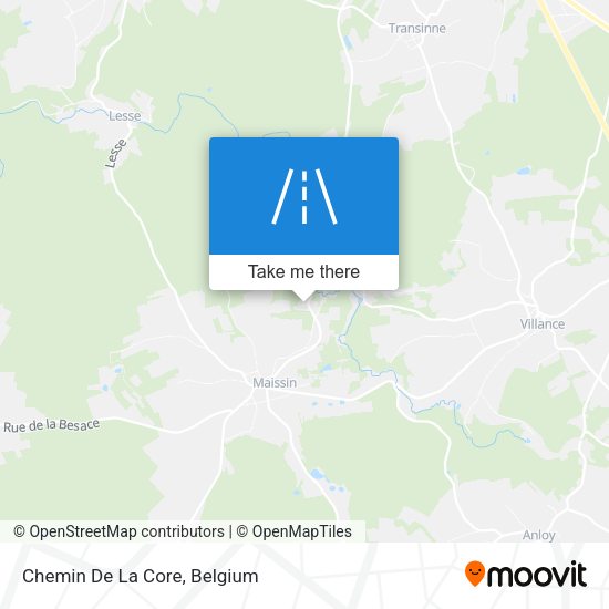 Chemin De La Core plan