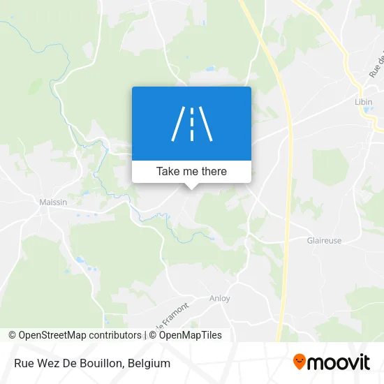 Rue Wez De Bouillon map