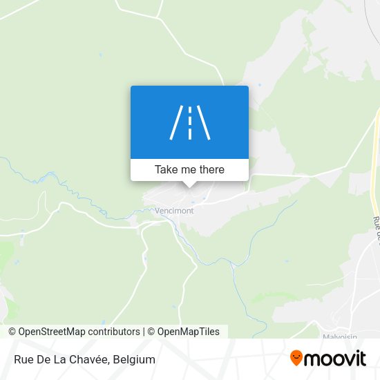Rue De La Chavée map
