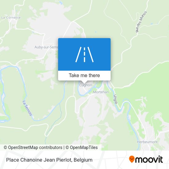 Place Chanoine Jean Pierlot plan