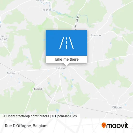 Offagne Street map