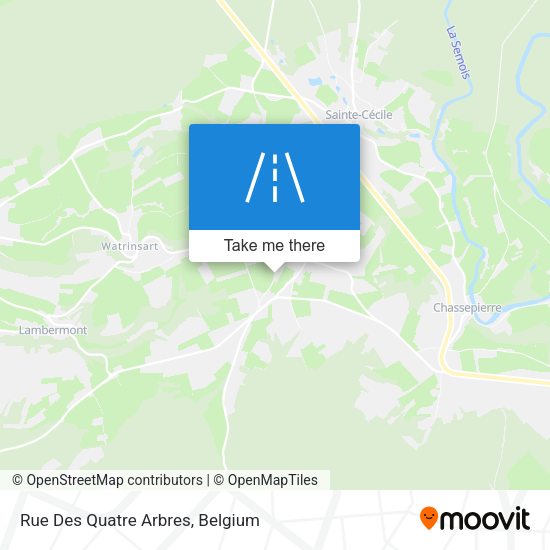 Rue Des Quatre Arbres map