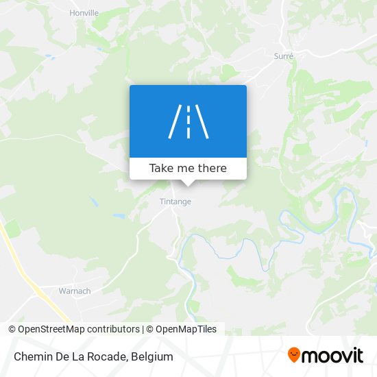 Chemin De La Rocade map