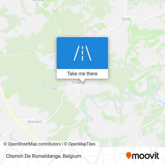 Chemin De Romeldange plan