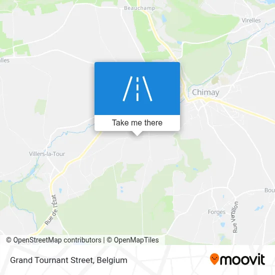 Grand Tournant Street map