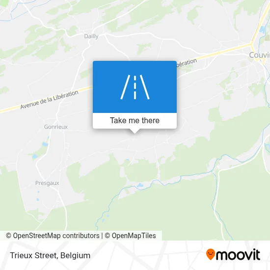 Trieux Street map
