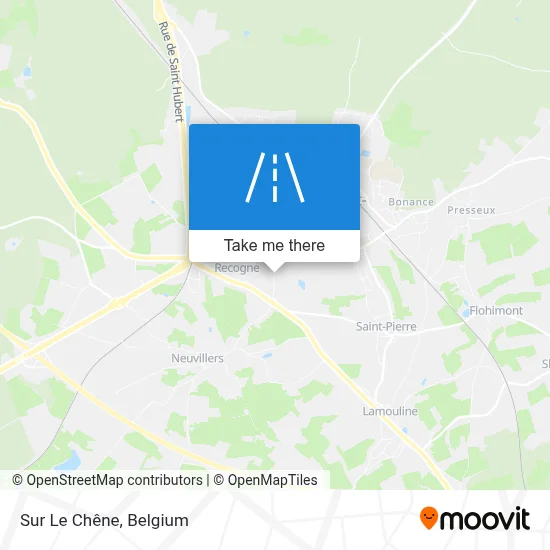 Sur Le Chêne map