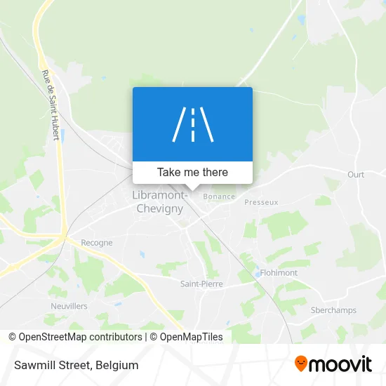 Sawmill Street map