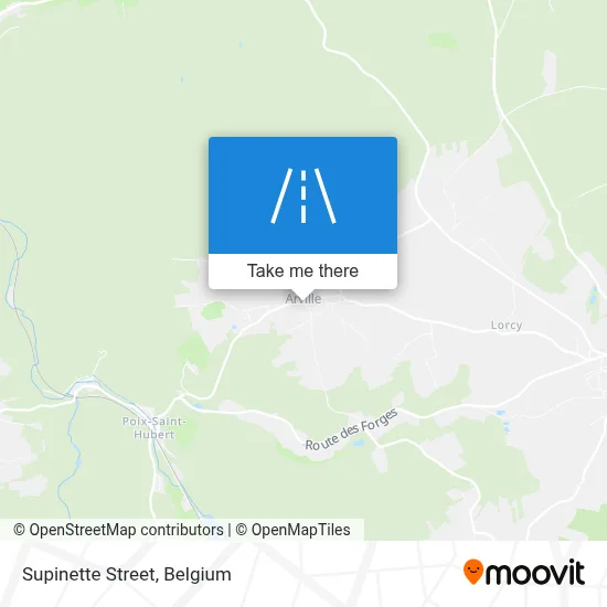 Supinette Street map