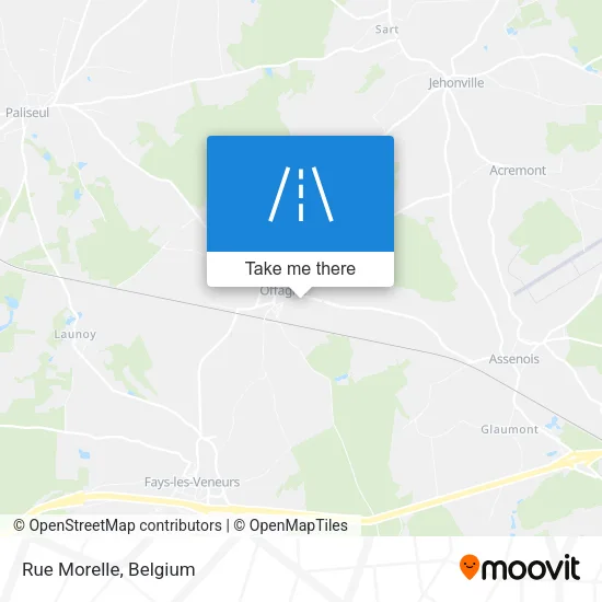 Rue Morelle map