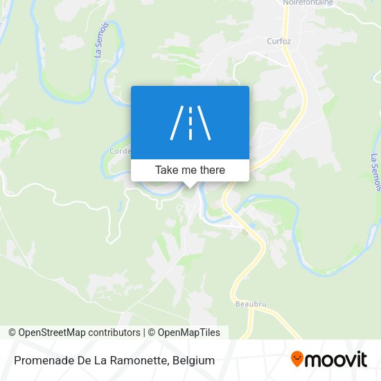 Promenade De La Ramonette map