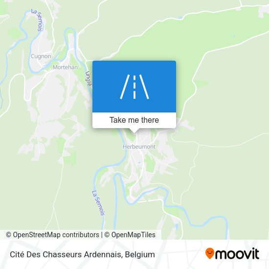 Cité Des Chasseurs Ardennais map