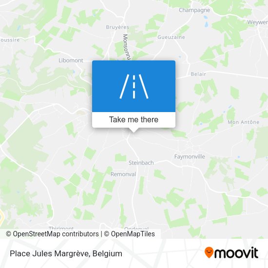 Place Jules Margrève map