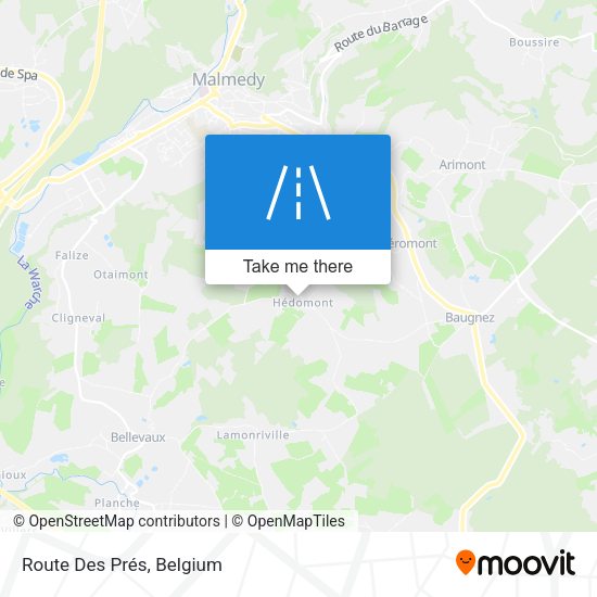 Route Des Prés plan