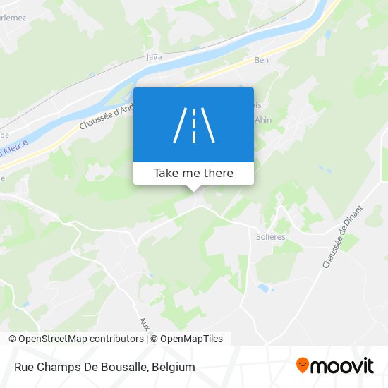 Rue Champs De Bousalle plan