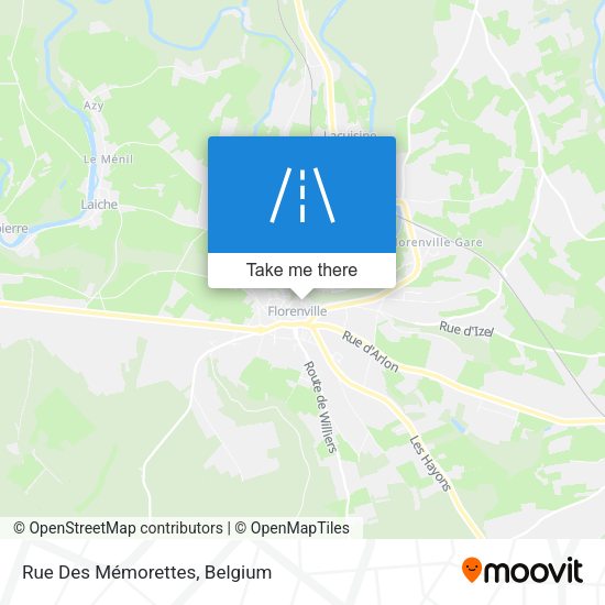 Rue Des Mémorettes plan