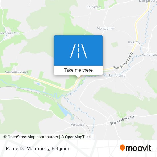 Route De Montmédy plan