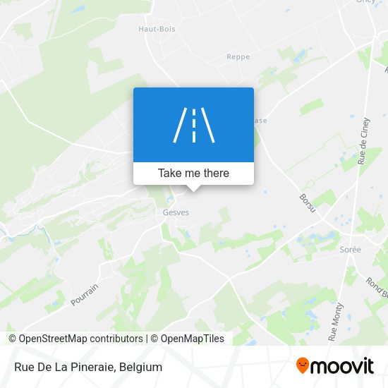 Rue De La Pineraie plan