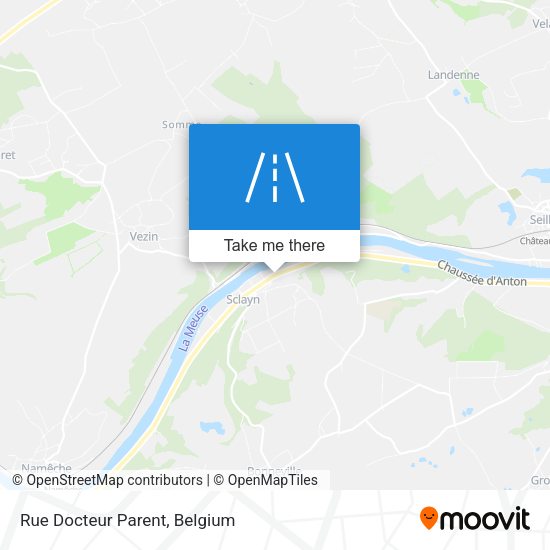 Rue Docteur Parent plan