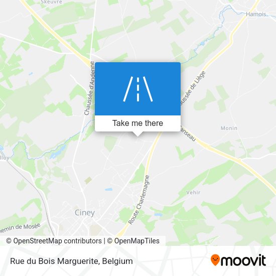 Rue du Bois Marguerite plan