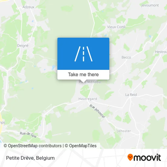 Petite Drêve map