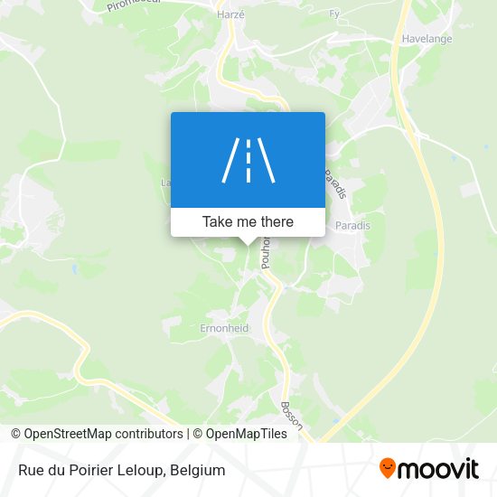 Rue du Poirier Leloup map